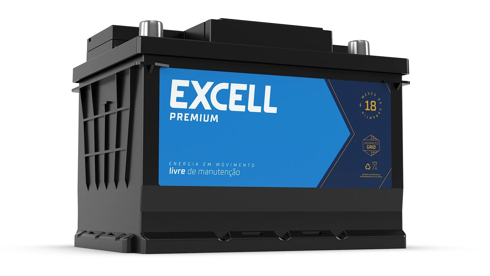 Bateria automotiva Excell Premium